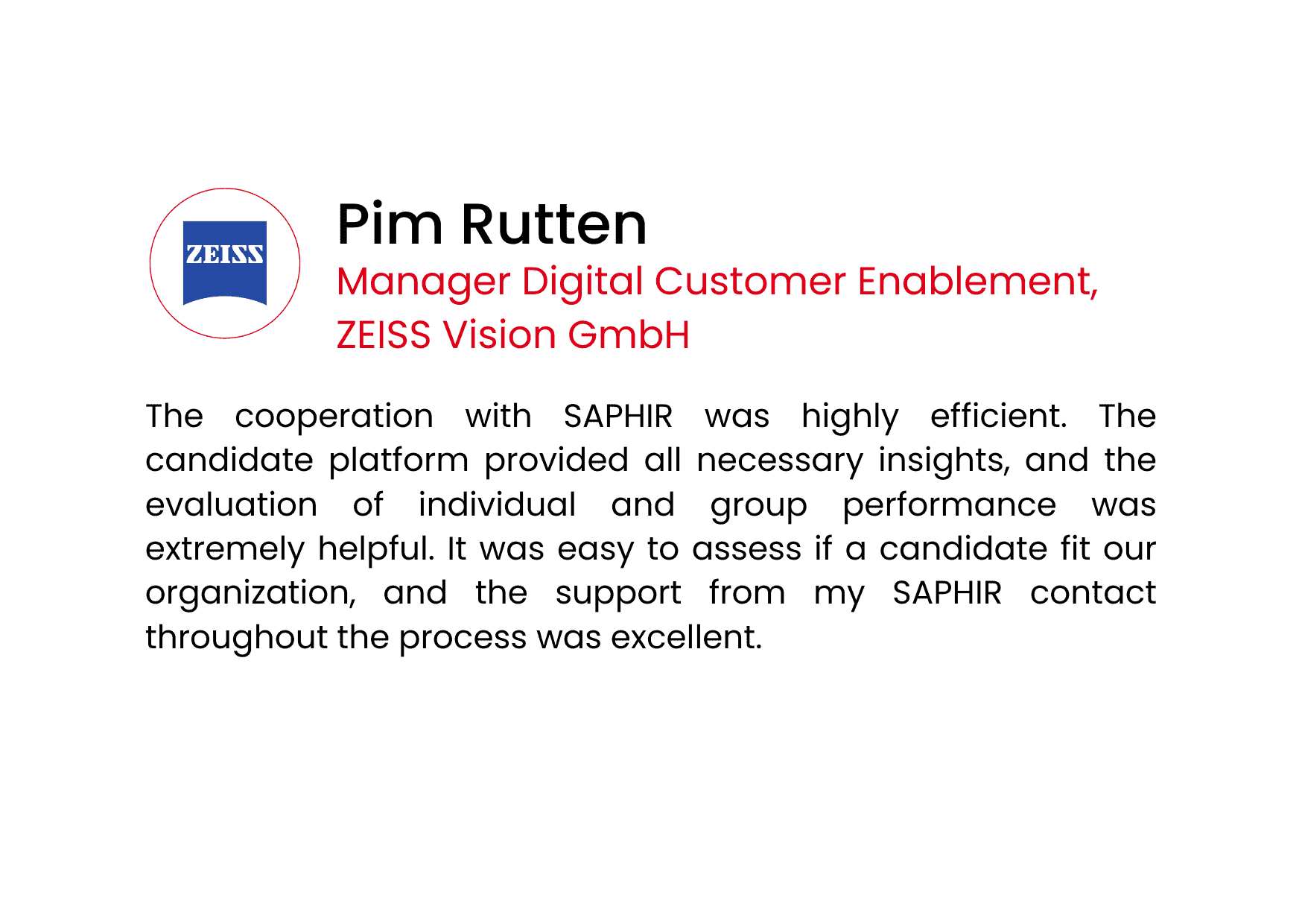 Zeiss Vision Pim Rutten